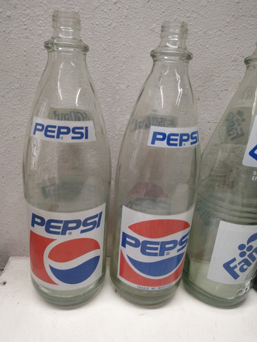 Botellas Antiguas Gaseosas Vacías 1500cc Coca, Fanta Sprite (Usado)