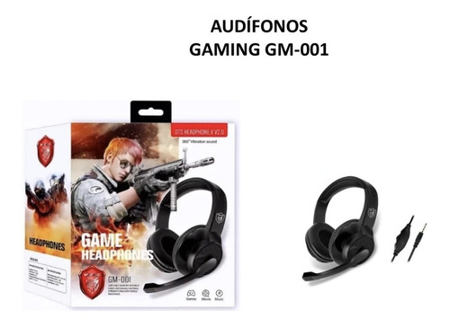 Audífonos Gaming Gm-001 Alambrico Con Microfono