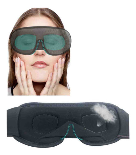 Máscara Ojos 3d Protector Ojos Blackout Aliento