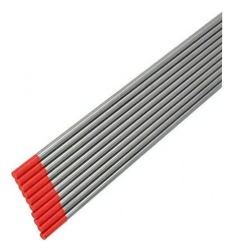 Electrodo De Tungsteno 2%torio 1,6x150 10pz Wt20 Pta. Roja