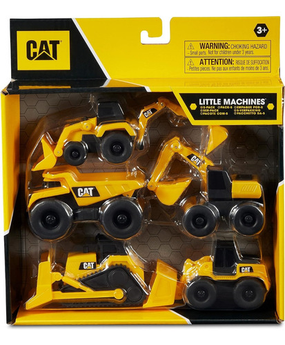 Little Machines Cat Pack X5 - Wabro Art 82150 Color Amarillo