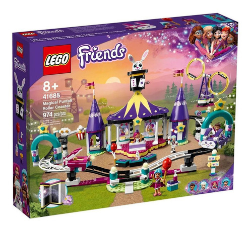 Lego Friends Montanha Russa Magica Feira De Diversões 41685