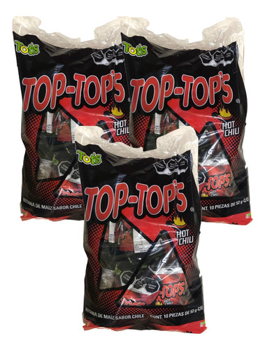 Top-tops Totopos Totis Chile 70 Pz 52 G C/u 3.64 Kg