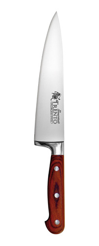 Cuchillo Trento Gourmet 8  Mango Madera Asador Cocina Chef 