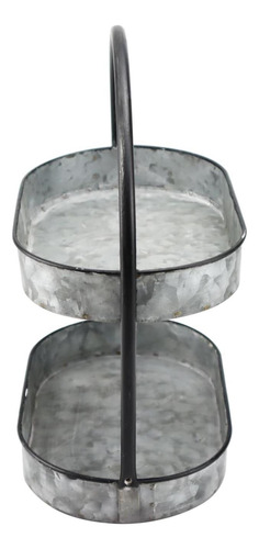 Soporte Pequeño Philpety Vintage De Metal Galvanizado Rústic