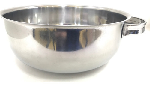 Imagen 1 de 5 de Bowl De Acero Inoxidable 24cm De Diametro Con Manija