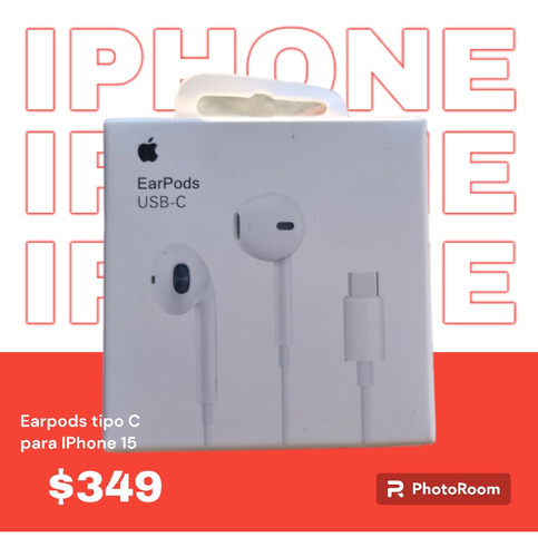 Earpods Tipo C Para iPhone 15