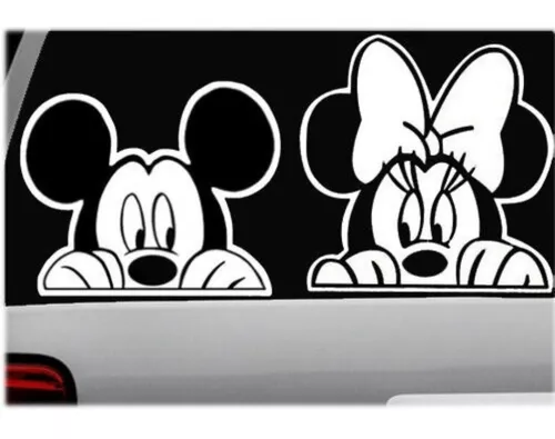 Stickers Para Auto Mickie Mini Mouse Stickers Vinil Garage | Cuotas sin ...