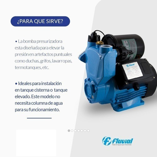 Bomba Automatica Fluvial Compact Elevadora Suministro Agua