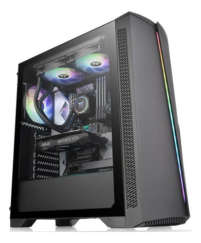 Gabinete Gamer Thermaltake Tt H350 Tg Rgb Vidrio Templado Pc