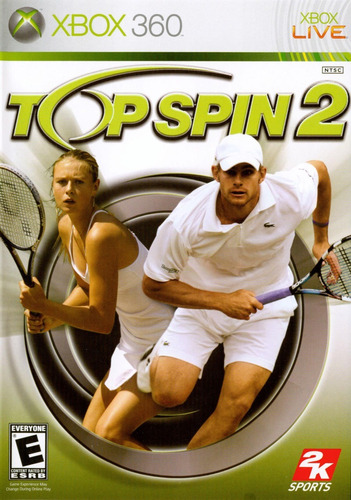 Top Spin 2 Xbox 360 Jogo Original Completo Mídia Física