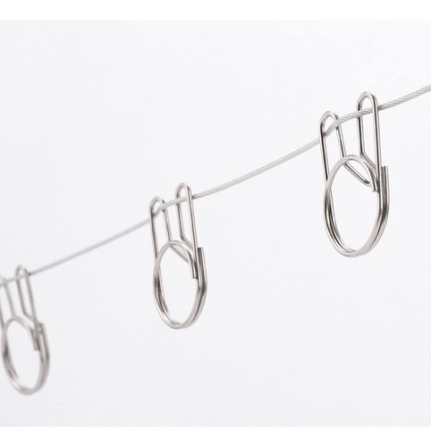 Ganchos De Acero Inoxidable A Prueba De Viento Para Perchas
