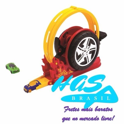 Pista De Corrida Mega Speed Bs Toys + 2 Carros Pronta Entreg