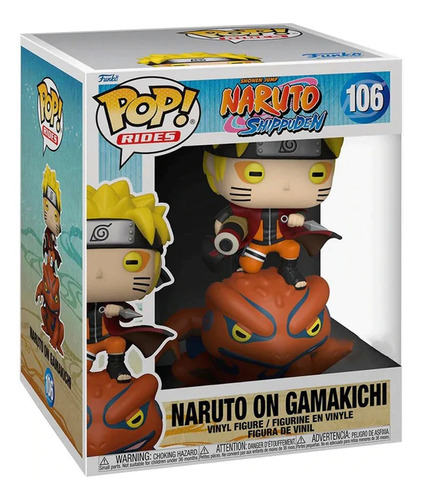Funko Pop Rides: Naruto - Naruto Modo Sabio En Gamakichi