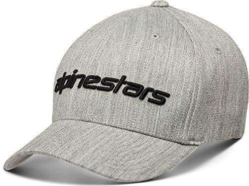 Unisex-adult Linear Hat Grey Heather - Black Sm - Md (multi,