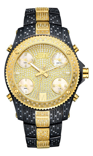 Jbw Jb--a &quot;jet Setter&quot; Reloj De Oro Y Diamantes, .