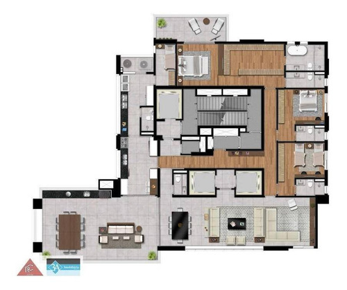 Imagem 8 de 30 de Apartamento Com 4 Dormitórios À Venda, 337 M² Por R$ 5.400.000,00 - Tatuapé - São Paulo/sp - Ap5644