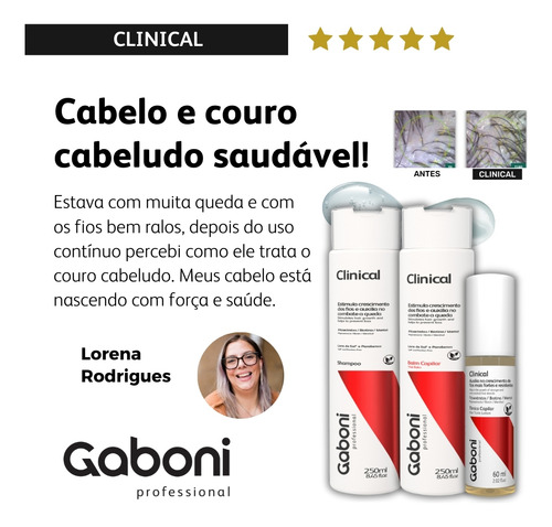 Shampoo Combate A Queda E Auxílio No Crescimento Clinical 25