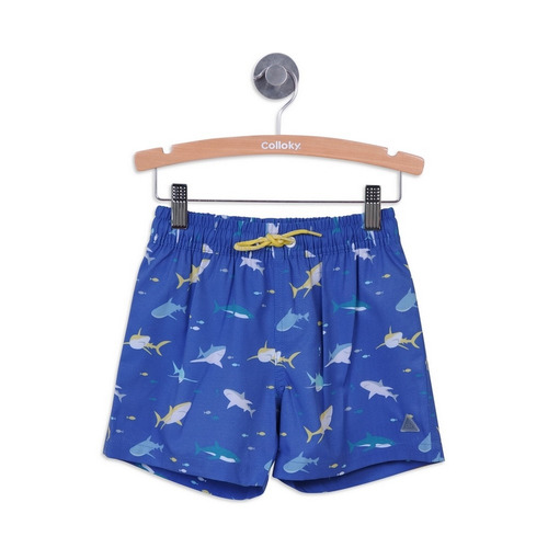 Traje De Baño Playa Denim Tiburones Boy Colloky