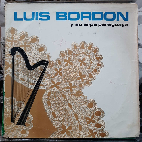 Vinilo Luis Bordon Y Su Arpa Paraguaya F4 Libros Del Mundo