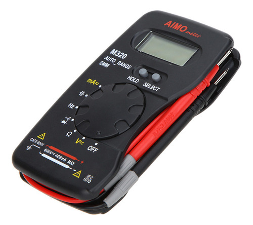 Multímetro Digital Pocket M320 Aimo Lcd De Capacitancia