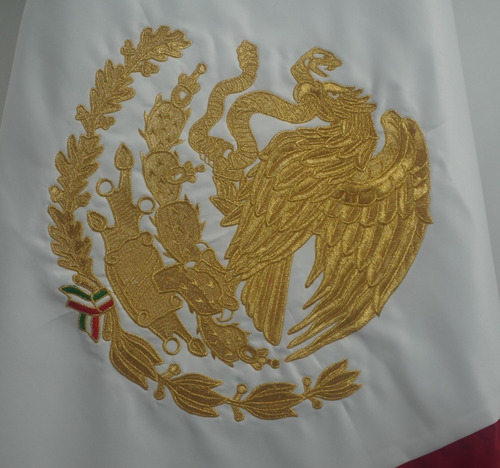 Bandera Mexico Bordada 