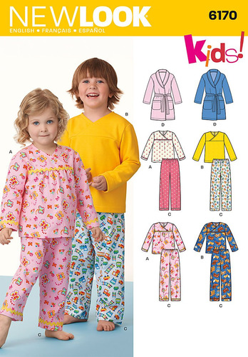 Simplicity Creative Patterns New Look  - Pijama Para Niños.