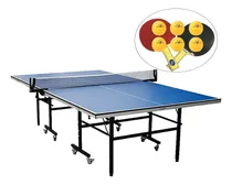 Comprar Mesa Ping Pong 18mm Sportfitness Raquetas Bolas Profesional 
