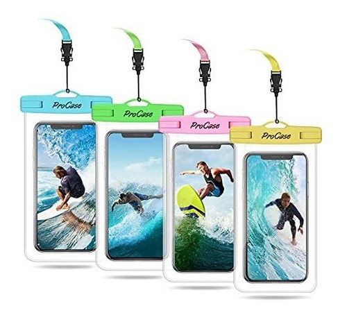 Funda Impermeable Universal Para Smartphones X 4u -4 Colores