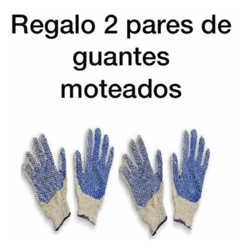 Imagen 2 de 3 de Albañil Kit Completo + 2 Pares De Guantes Moteados De Regalo