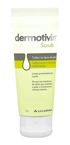 Sabonete Liquido Cremoso Dermotivin Scrub Esfoliante 60g