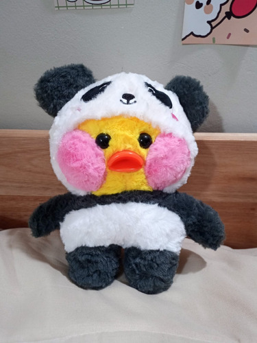 Peluche Pato Lalafanfan Disfraz Panda Conejo Kawaii Corea 