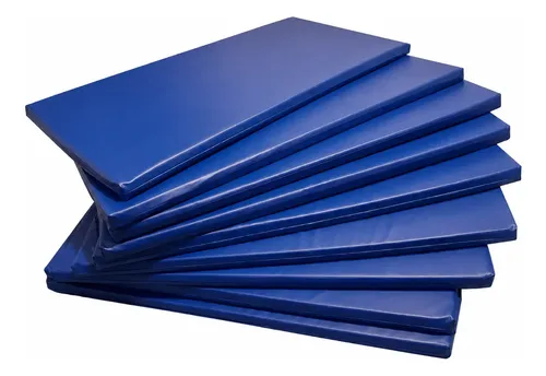 Colchonete 98 X 50 X 3 Academia Yoga Ginastica Azul Colchonete Azul