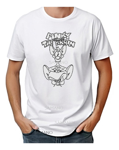 Remera Pinky Y Cerebro Samano.uy