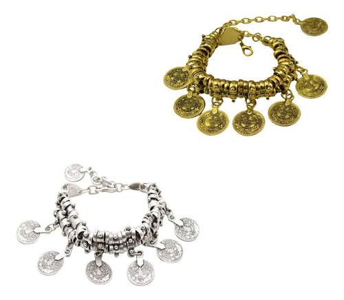 Boho Tobillera Cadena Bohemia Borla Sandalias Descalzas Oro