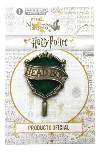 Pin Harry Potter Head Boy Slytherin Muy Lejano