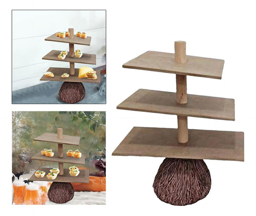 Soporte Para Aperitivos En Forma De Escoba, Estante Para