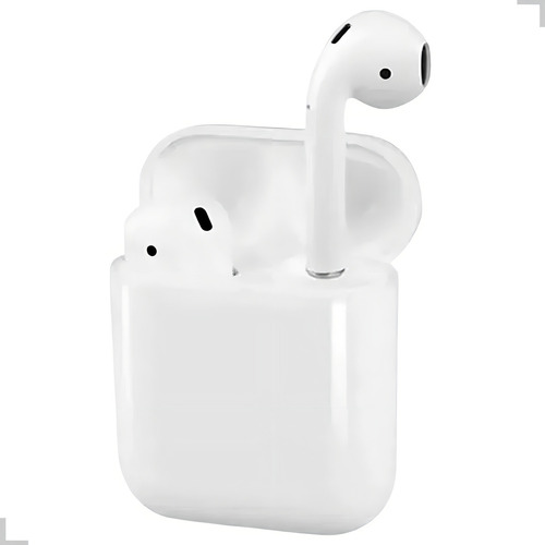 Fone de ouvido sem fio H'maston LY-12 branco com luz LED