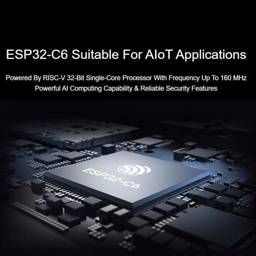 Placa De Desarrollo Esp32-c6-m, Microcontrolador Wifi 6 Esp-