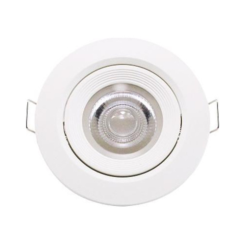 Spot Led 5w Embutir Redondo Bivolt Branco Quente Kian 3000k