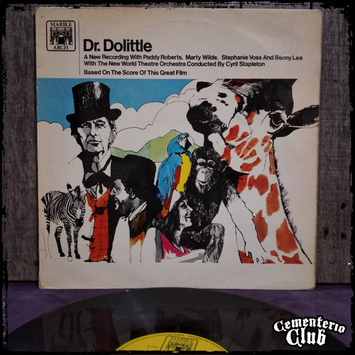 Dr. Dolittle - A New Recording - Ed Uk 1967 Vinilo Lp
