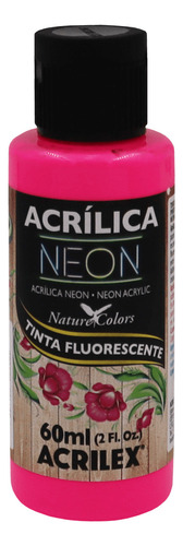 Tinta Acrílica Rosa Maravilha Neon Acrilex (60ml)