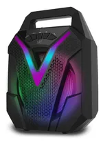 Comprar Bocina Inalámbrica Stf Vibe 6.5 Pulgadas Portátil Con Luz Color Negro
