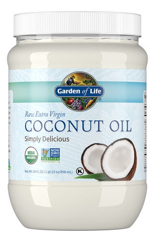 Garden Of Life, Aceite Organico De Coco Extra Virgen, 1, 1