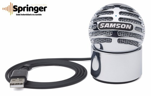 Imagen 2 de 8 de Microfono Usb Samson Meteorite Ideal Para Computadora Condensador Portatil
