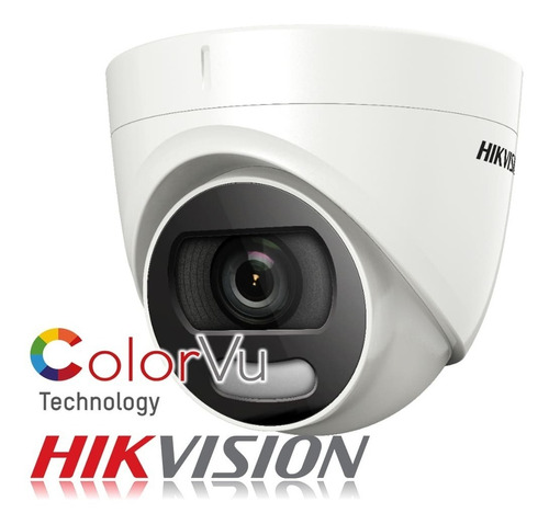 Cámara Domo 1080p Hikvision Colorvu 4en1  2mp 3.6mm Ip67