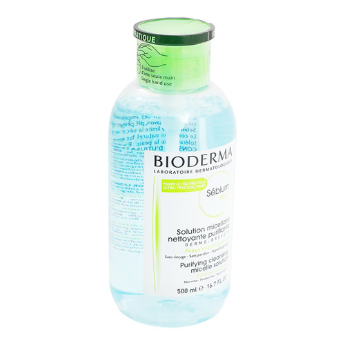 Imagen 2 de 5 de Agua micelar Bioderma Sébium H2O para piel mixta y grasa 500 ml