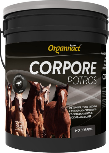 Corpore Potros 3 Kg  Organnact 3kg Cavalo Pet Shop Store