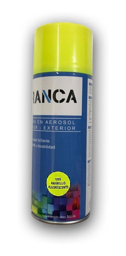 Pintura En Spray Aerosol Amarillo Flúor 400 Ml