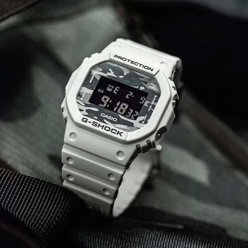 Reloj Casio Hombre G-shock Dw-5600ca-8d Camu Desert Luz Color de la malla Negro Color del bisel Negro